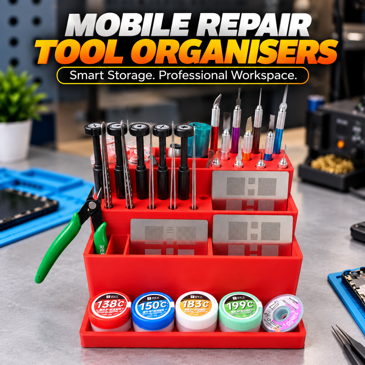 Mobile Repair Tool Organiser Box