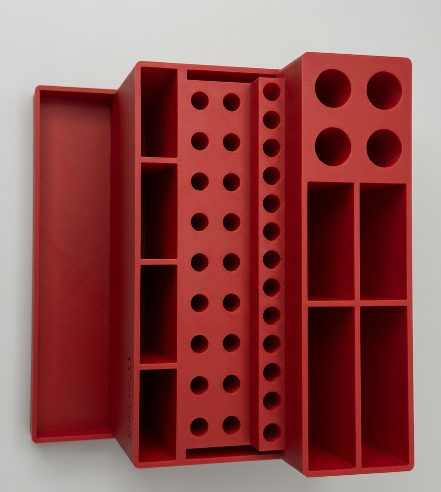 WaoCell 46 in 1 Tools Organiser box Red Colour