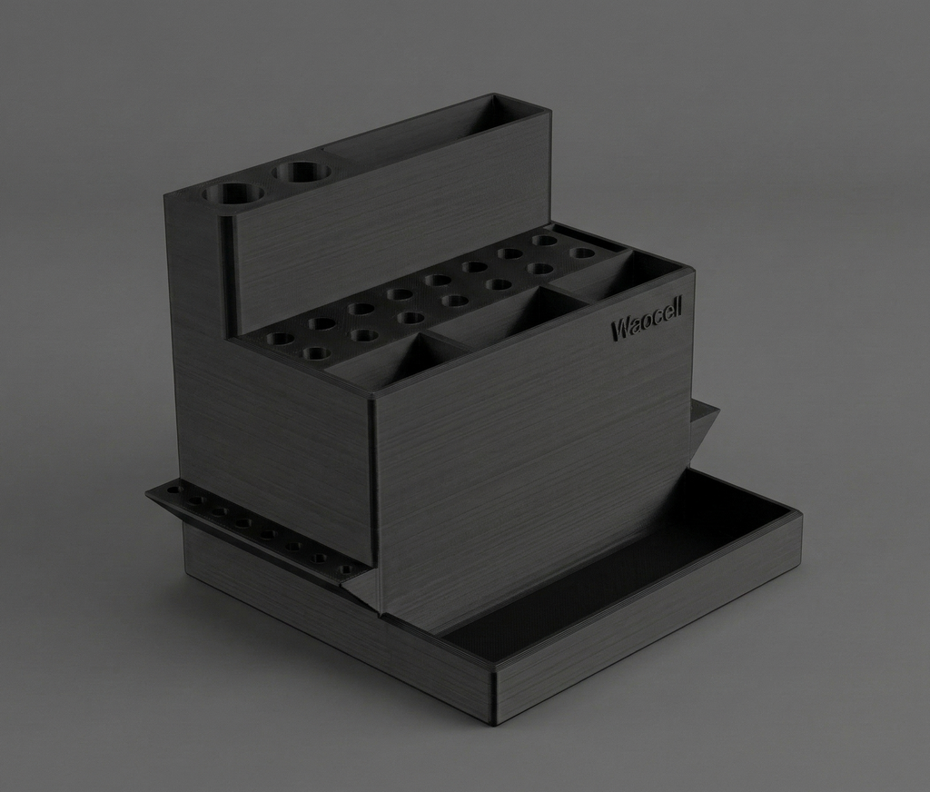 WaoCell 38 in 1  Tool Organiser Box Black Colour