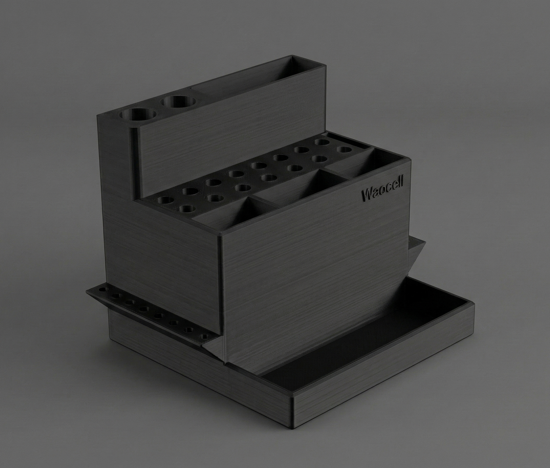 WaoCell 38 in 1  Tool Organiser Box Black Colour