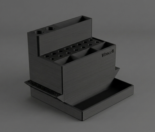 WaoCell 38 in 1  Tool Organiser Box Black Colour
