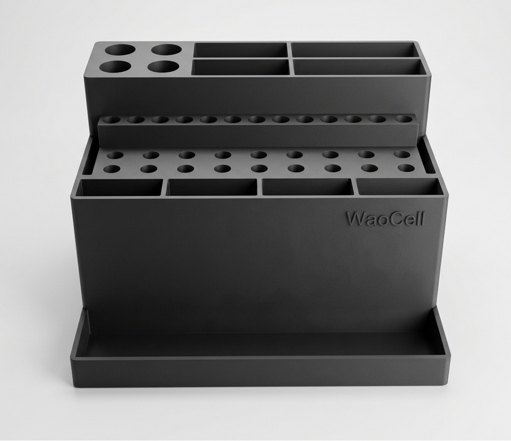 WaoCell 46 in 1 Tools Organiser box Black Colour