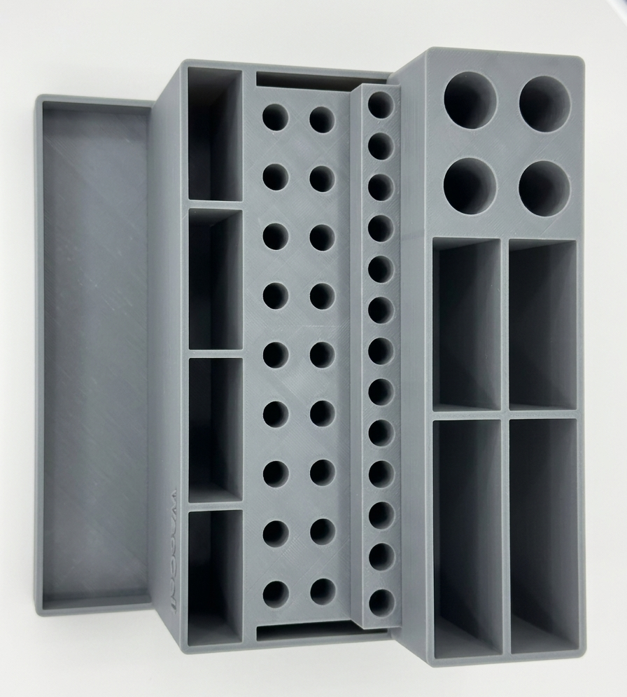 WaoCell 46 in 1 Tools Organiser box Grey Colour