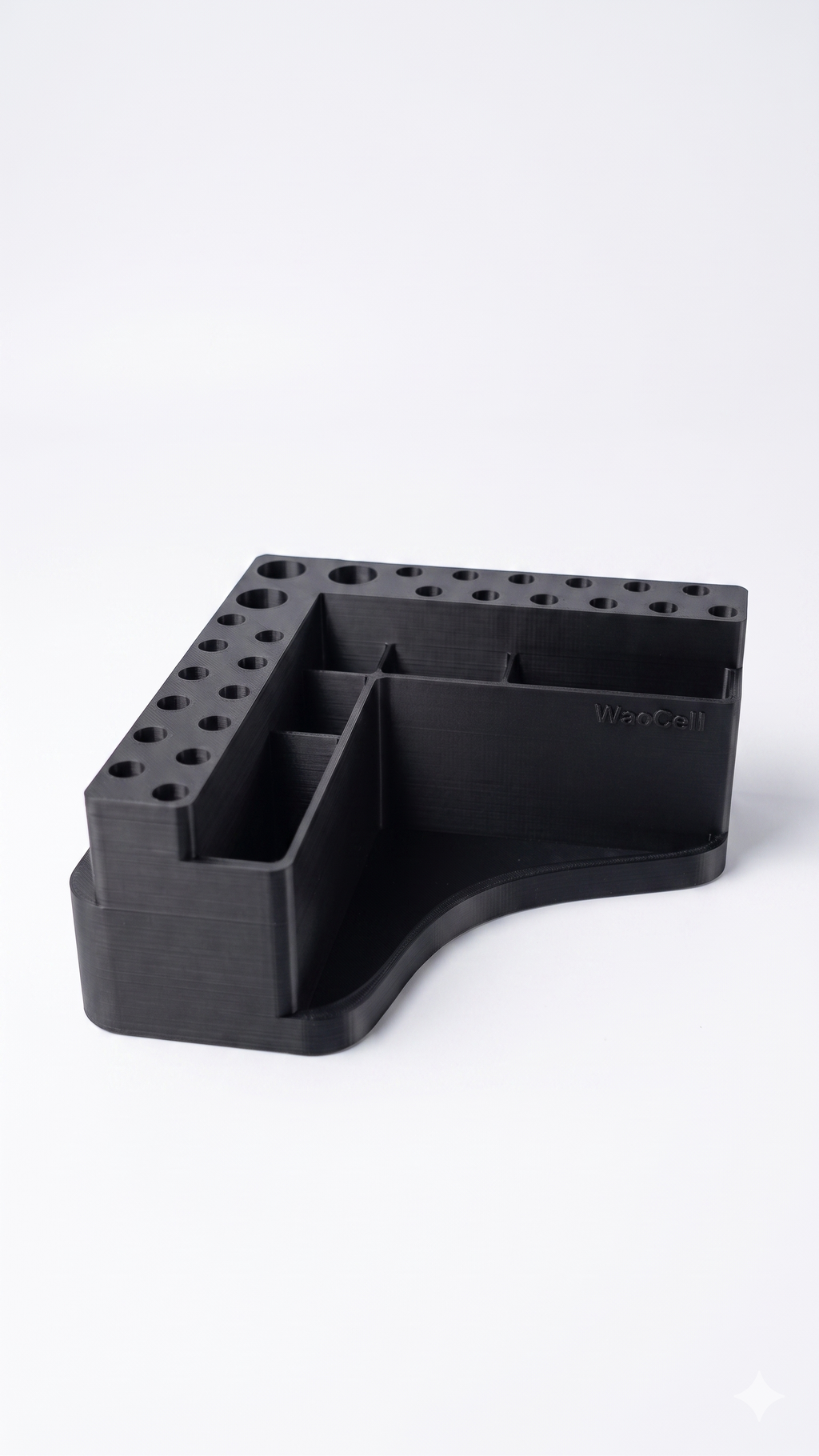 WaoCell Corner Side Tool Organiser Black Colour