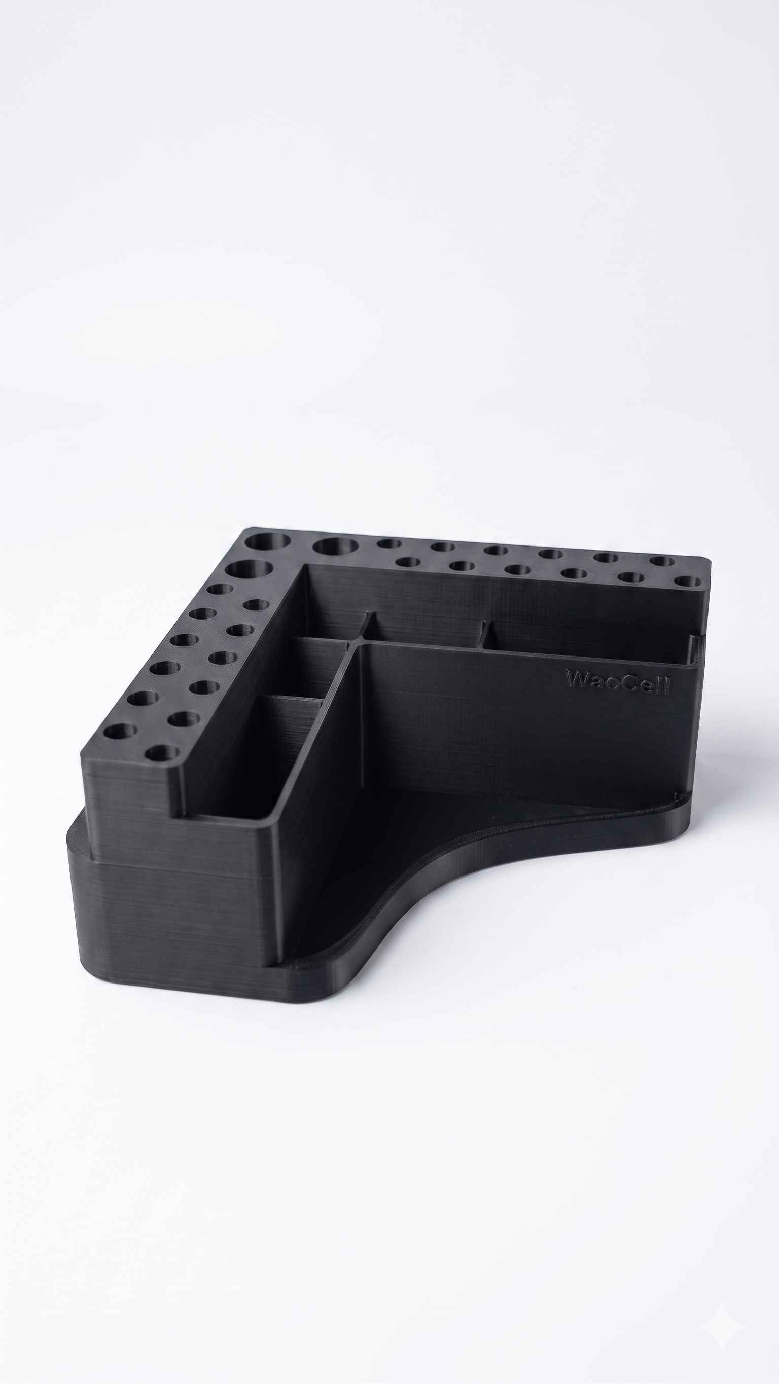 WaoCell Corner Side Tool Organiser Black Colour