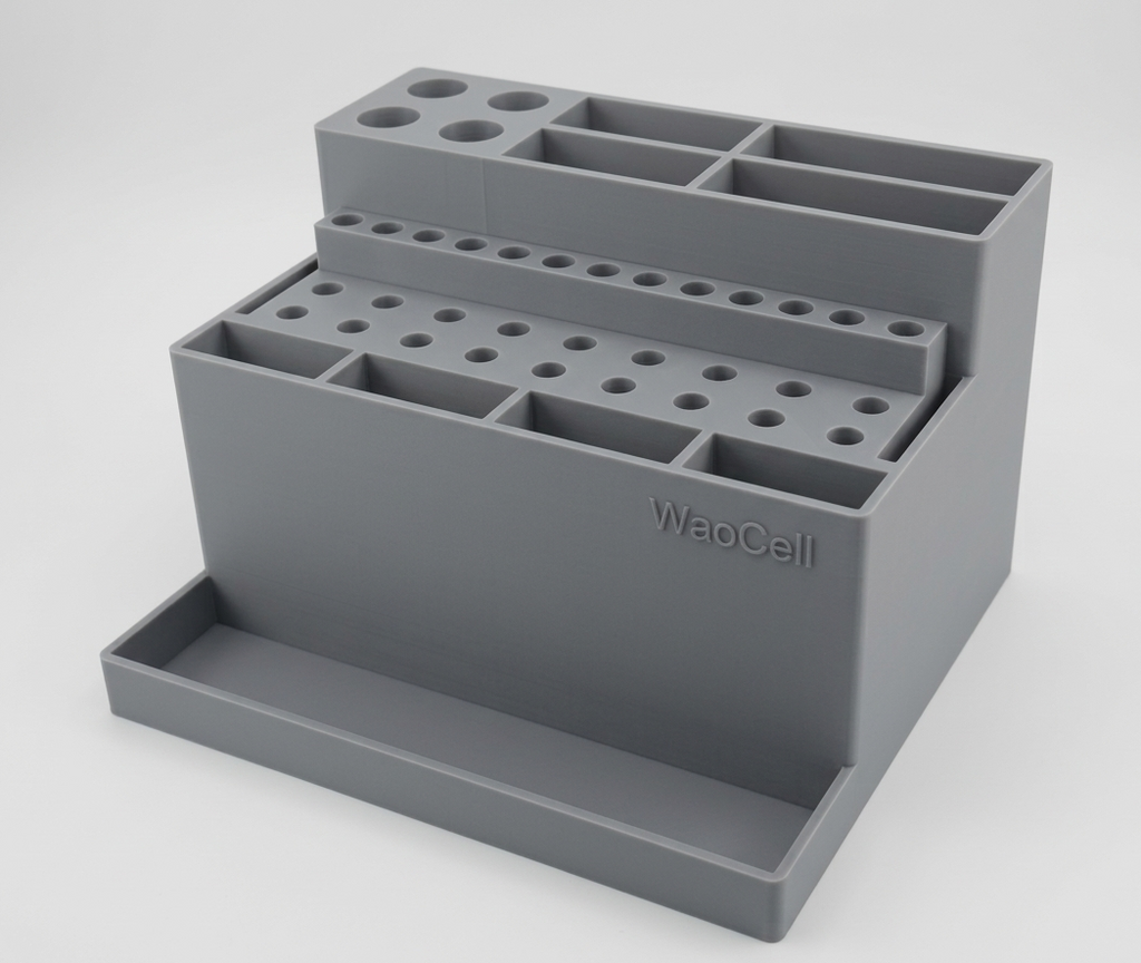 WaoCell 46 in 1 Tools Organiser box Grey Colour