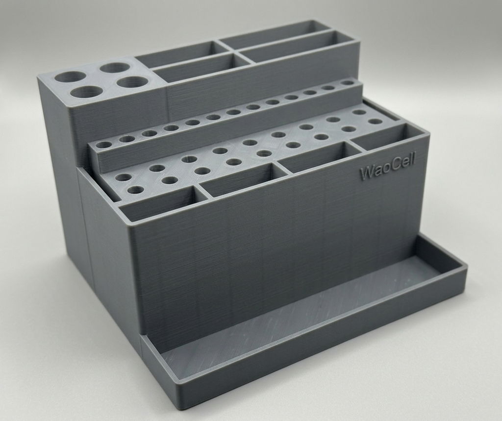 WaoCell 46 in 1 Tools Organiser box Grey Colour