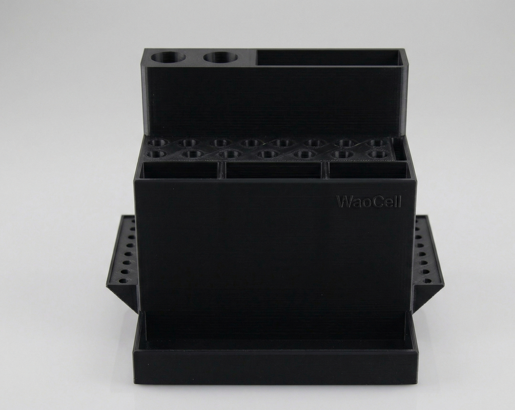 WaoCell 38 in 1  Tool Organiser Box Black Colour