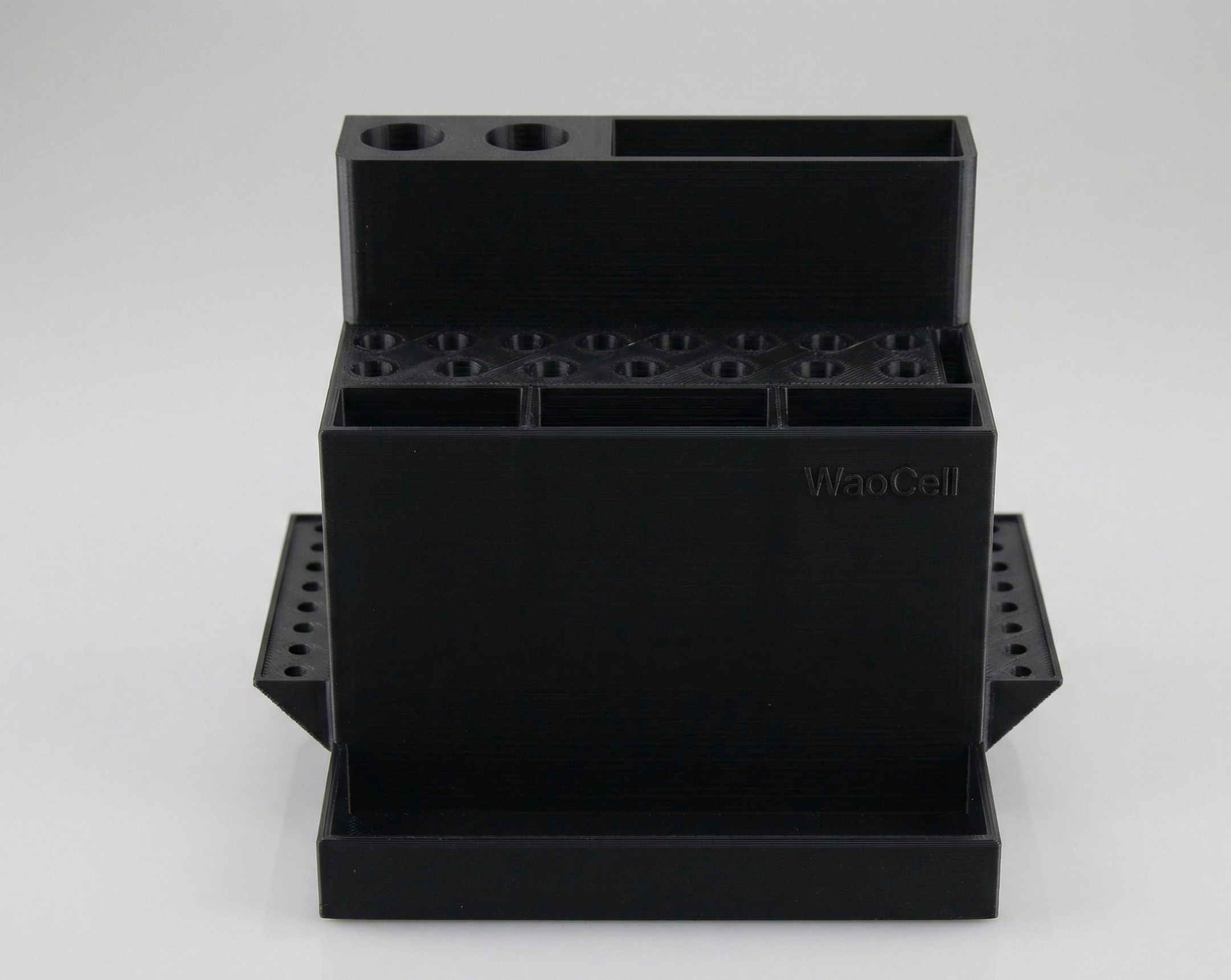 WaoCell 38 in 1  Tool Organiser Box Black Colour