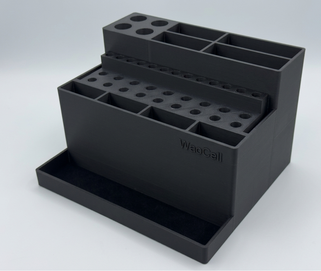 WaoCell 46 in 1 Tools Organiser box Black Colour